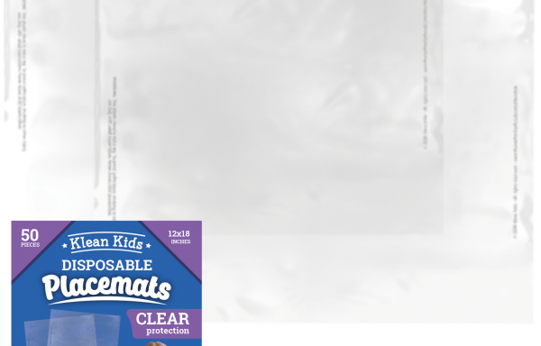 Clear Disposable Placemats – 50 Pack
